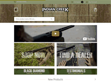 Tablet Screenshot of indiancreekss.com